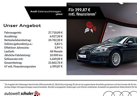 Audi A5 Sportback 40 2.0 TDI Navi RFK AHK LED GRA