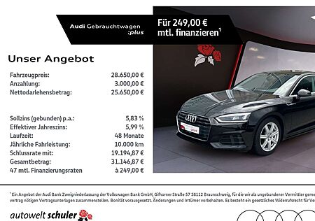 Audi A5 Sportback 40 2.0 TDI Navi RFK AHK LED GRA
