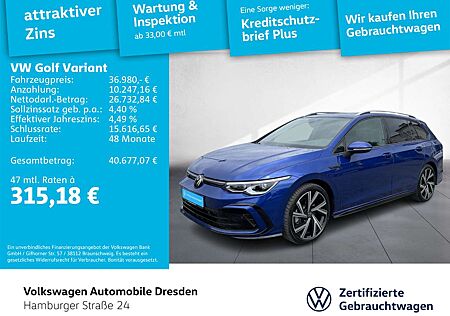VW Golf Variant Volkswagen Golf VIII Variant R-Line 2.0 TDI DSG PANO STHZG