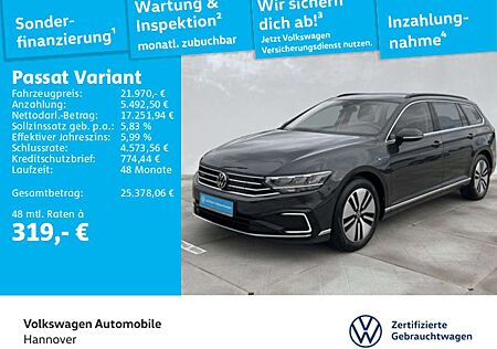 VW Passat Variant Volkswagen GTE 1.4 TSI DSG eHybrid Navi AHK