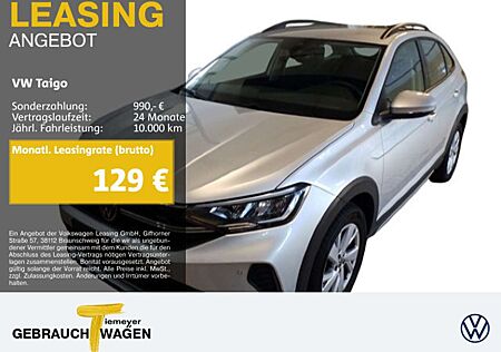 VW Taigo Volkswagen 1.0 TSI LIFE LED NAVI SITZH APP-CON
