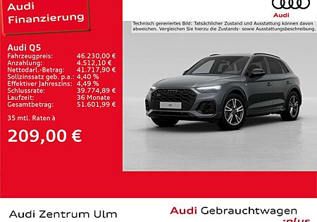 Audi Q5 S-Line Black 40 TFSI qu AHK NAVI PANO KEYLESS