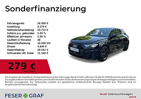 Audi A1 Sportback S line 30TFSI S tronic LED/SHZ/VC/CarPla