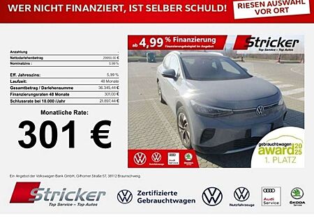 VW ID.4 Volkswagen Pro Performance 150/77 301,-ohne Anzahlung Navi A