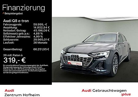 Audi Q8 e-tron 55 qu S line*Air*B&O*HUD*Pano*Matrix*V