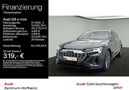 Audi Q8 e-tron gebraucht kaufen Audi Q8 e-tron 55 qu S line*Air*B&O*HUD*Pano*Matrix*V