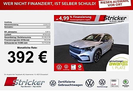 Skoda Enyaq iV80 Sportline 392,-ohne Anzahlung AHK Pano HUD A
