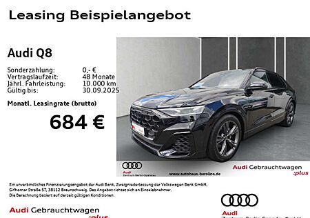 Audi Q8 55 TFSI qu. S line *PANO*MATRIX*HuD*AHK*360°