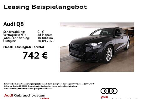 Audi Q8 55 TFSI qu. S line *PANO*MATRIX*HuD*AHK*360°