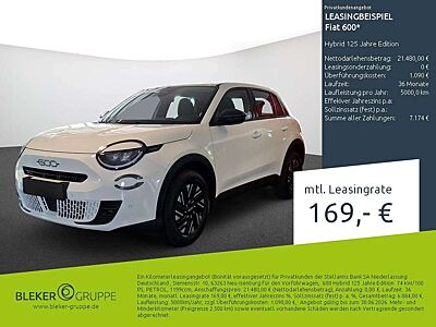 Fiat 600 Hybrid 125 Jahre Edition