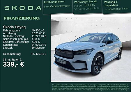 Skoda Enyaq 85 Sportline 210kW 21 AHK PANO MEMORY WÄPU