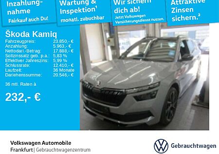 Skoda Kamiq 1.5 TSI DSG Monte Carlo