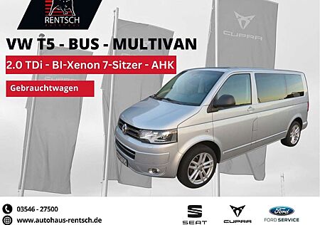 VW T5 Transporter Volkswagen T5 Bus Multivan 2.0TDi *BI-Xenon*7-Sitzer*AHK