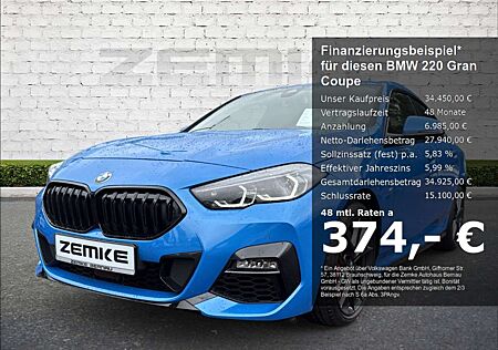 BMW 220 Gran Coupe i M Sport Park-Assistent Navi Digitales