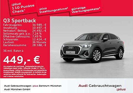 Audi Q3 35 TFSI S tronic S line AHK/Navi+/V