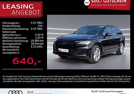 Audi Q7 55 TFSI qu S line MATRIX Pano AHK HuD ACC 20" S li