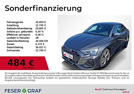 Audi S3 Lim TFSI LED,Navi,Perf-Abgas,SONOS,HUD,19Zoll