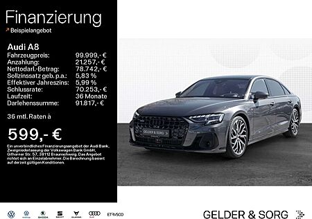 Audi A8 L 60 TFSI S-Line 21Z*Aktivfah*Stand*Nacht*Pan