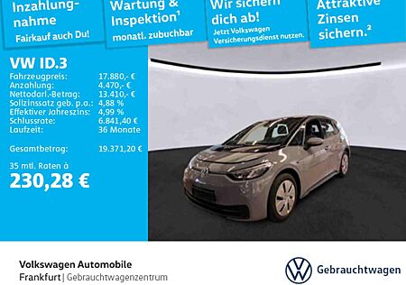 VW ID.3 Volkswagen Pure Performance Navi LED DAB+ FrontAssist