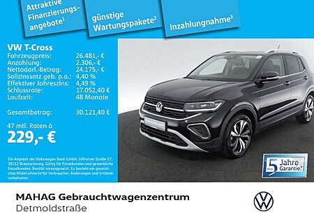 VW T-Cross Volkswagen 1.0 TSI STYLE AHK Navi LED DSG