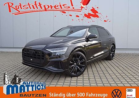 Audi Q8 50 TDI S-line OPTIK-SCHWARZ/23-ZOLL/RAUTE-LEDER/S