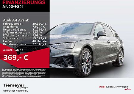 Audi A4 40 TFSI Q 2 x S LINE LM19 KAMERA NAVI+