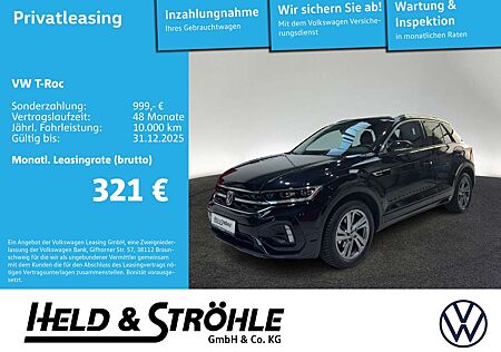VW T-Roc Volkswagen R-LINE 1.5 TSI DSG LED+ NAV PARKLENK PANO