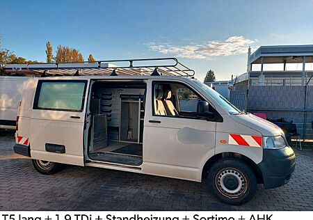 VW T5 Transporter Volkswagen Kasten Kombi lang 1.9 Sortimo AHK