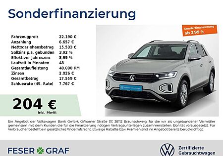 VW T-Roc Volkswagen 1.0 TSI Life Navi LED Sitzhzg Park-Assist