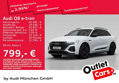 Audi Q8 e-tron S line 55 qu. DigiMatrix/B&O/Pano/AHK