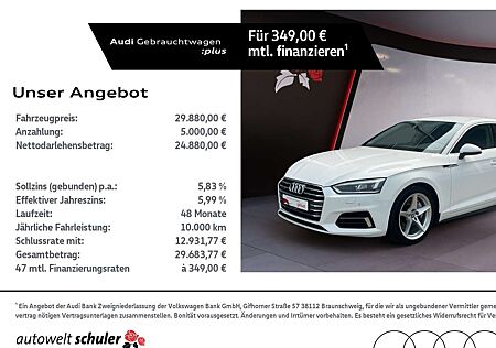 Audi A5 Sportback 45 2.0 TFSI quattro S-tronic sport LED