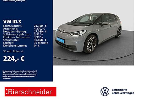 VW ID.3 Volkswagen Pure Perf 19 PANO MATRIX SHZ