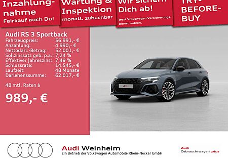 Audi RS3 Sportback 2.5 TFSI quattro Black Paket Navi
