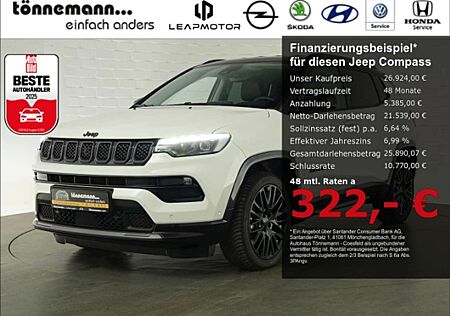 Jeep Compass S MHEV DCT+LED+NAVI+360 GRAD KAMERA+SITZ-/LENKRADH