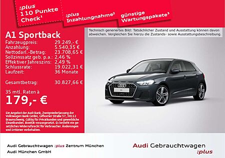 Audi A1 30 TFSI S tronic advanced Virtual/L