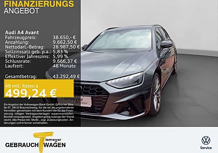 Audi A4 40 TFSI Q 2x S LINE MATRIX-LED LM19 AHK