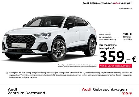 Audi Q3 Sportback 35 S LINE BLACKPAK AHK 360°CAM LM19