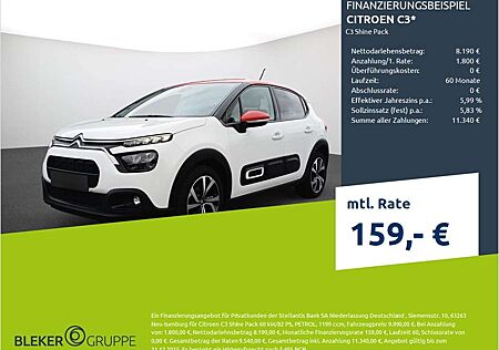 Citroën C3 Citroen 1.2 PureTech 82 Shine Pack Stop&amp