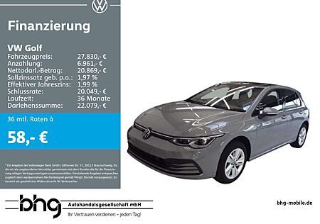 VW Golf Volkswagen 1.0 eTSI OPF DSG Life PanoDach MatrixLED HU