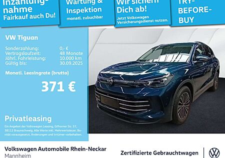 VW Tiguan Volkswagen 1.5 TSI neues Model Elegance LED Navi DSG
