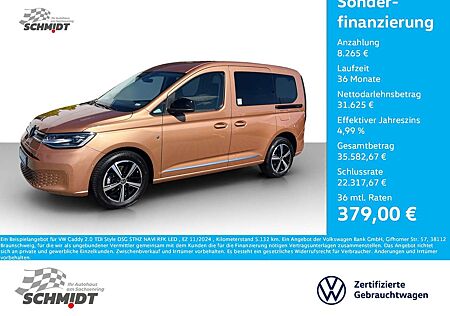 VW Caddy Volkswagen 2.0 TDI Style DSG STHZ NAVI RFK LED