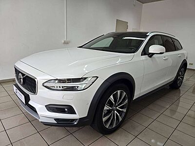 Volvo V90 Cross Country Ultimate AWD Sonderfarbe Crystal White 360° Bowers&Wilkins Standheizung Kristallglas Schalthebel