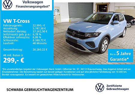 VW T-Cross Volkswagen Life 1.0 TSI *ACC*LED*VIRTUAL*LANE*16''*