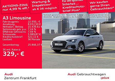 Audi A3 30 TFSI S tronic Navi DAB VC PDC