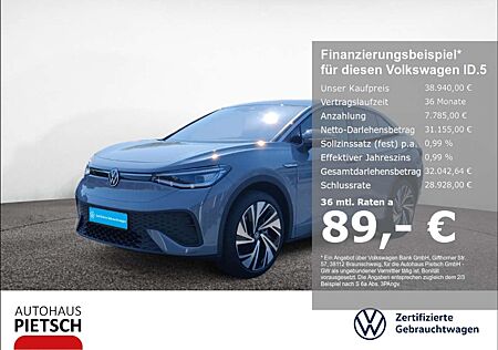 VW ID.5 Volkswagen Pro Performance IQ.Light AHK Keyless Kamera