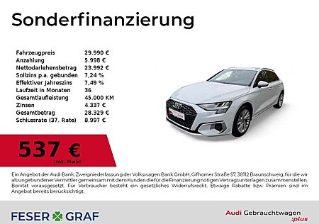 Audi A3 Advanced 30 TDI Navi+/SHZ/GRA/VC+/CarPlay