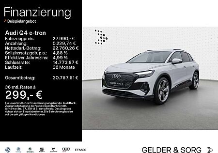 Audi Q4 e-tron Q4 45 e-tron qu. S line 0,25%*Pano*AHK*21Z*LED