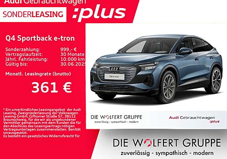 Audi Q4 e-tron 45 *0,25%*WÄRMEPUMPE*ACC*RFK