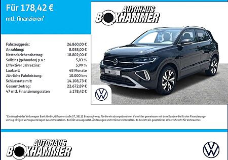 VW T-Cross Volkswagen 1.0 TSI DSG Style RFK+SIDE.ASSIST+APP.CONNECT
