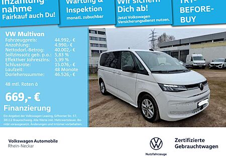 VW T7 Multivan Volkswagen 1.4 TSI eHybrid Life 7-Sitzer Navi R